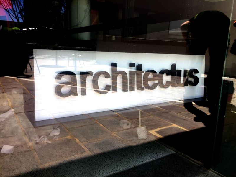 Architectus Light box 3d letters 1