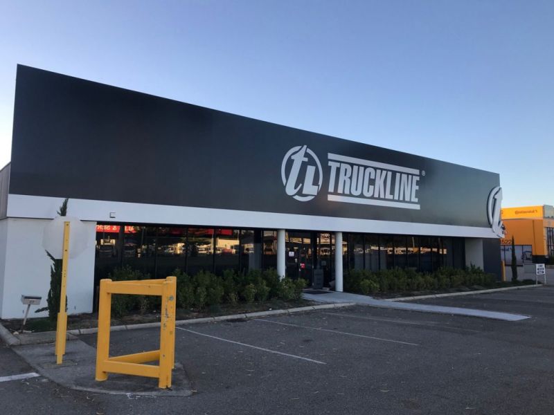 Truckline Completed Fascia Sign 1